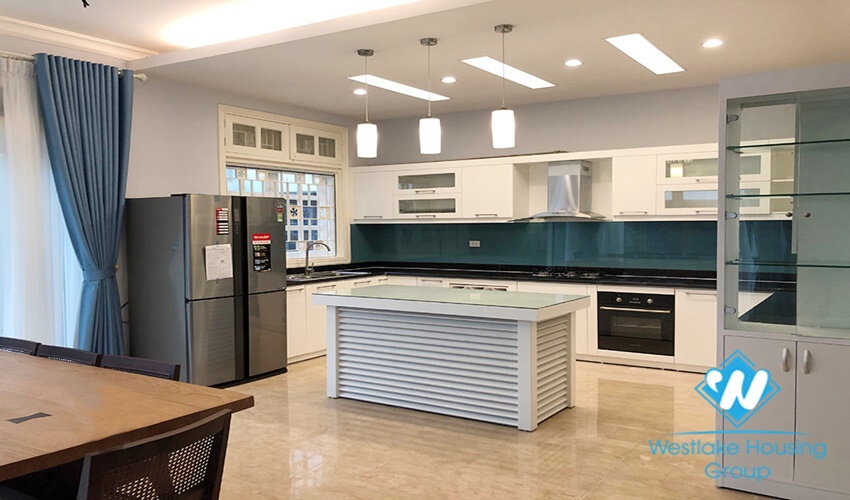 Bright and modern house for rent in Ciputra, Tay Ho, Hanoi.